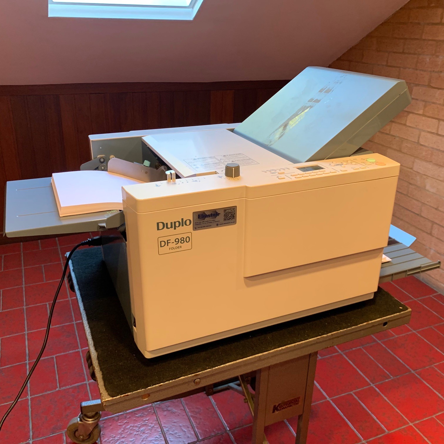 Used Duplo DF-980 A3 Tabletop Automatic Folding Machine