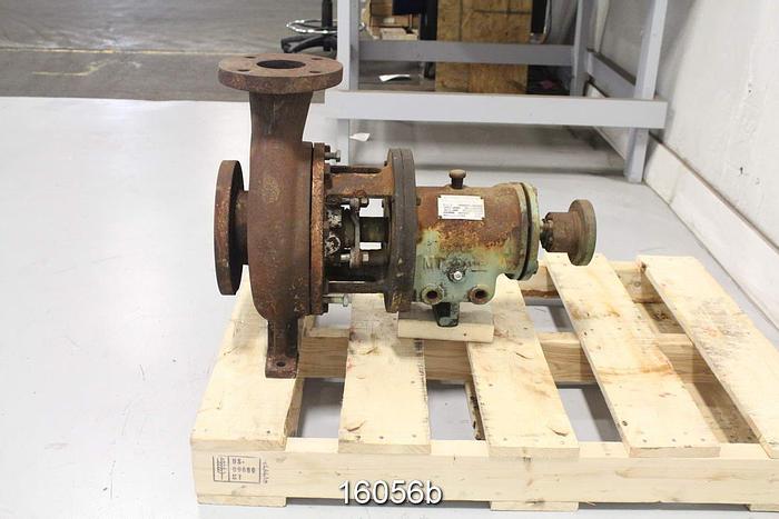 Used Goulds 3196 Pump, 3 X 4 X 8G, Ductile Iron Casing #16056