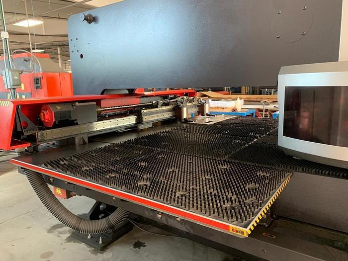Used 2008 - 22 Ton Amada AC-255NT Servo Driven Turret Punch