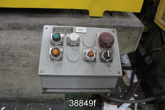 Used Beloit SFM Slitter Rewinder, 7500 Fpm, 90" Max Unwind Diameter, 60" Rewind #38849