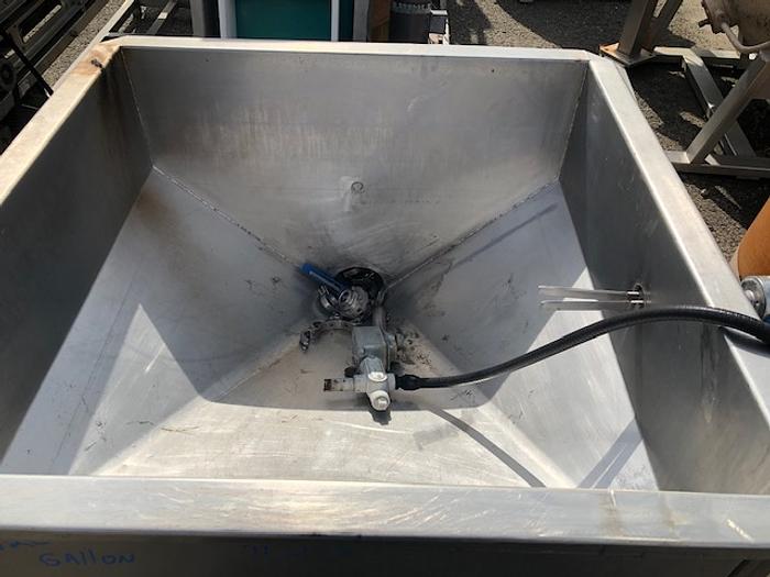 Used 120 Gallon Rectangular Stainless Steel Tank