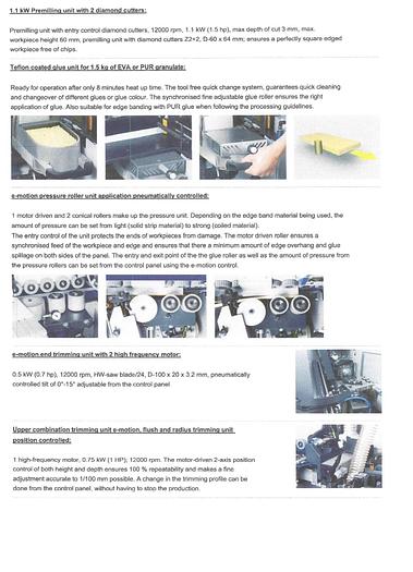 Used Felder Format Perfect 710 Edgebander