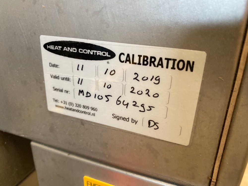 Used Bizerba metaldetector