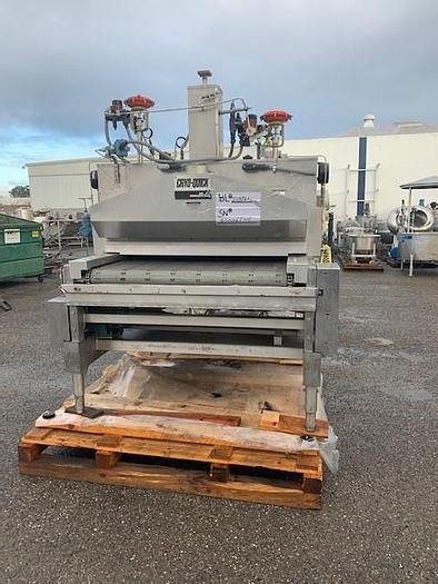 Used Cryo  Quick Air Products Stainless Steel Nitrogen Freeze Spray Tunnel