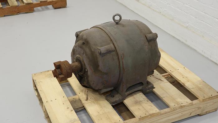 Used Us Motor Motor, 25 Hp, 1500/1800 Rpm, 220/440 Volt, 324U Frame, Type: H, 3-Phase, 50 Cycle #22755