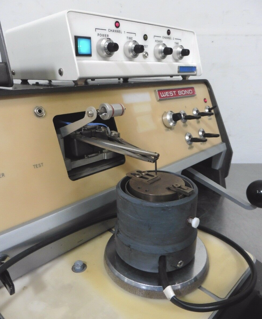 Used West-Bond 7400A Ultrasonic 45° Feed Wedge Wire Bonder (refurbished)