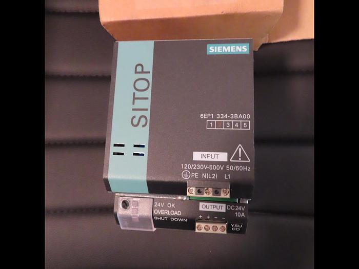 Used Siemens 6EP1334-3BA00 Power Supply