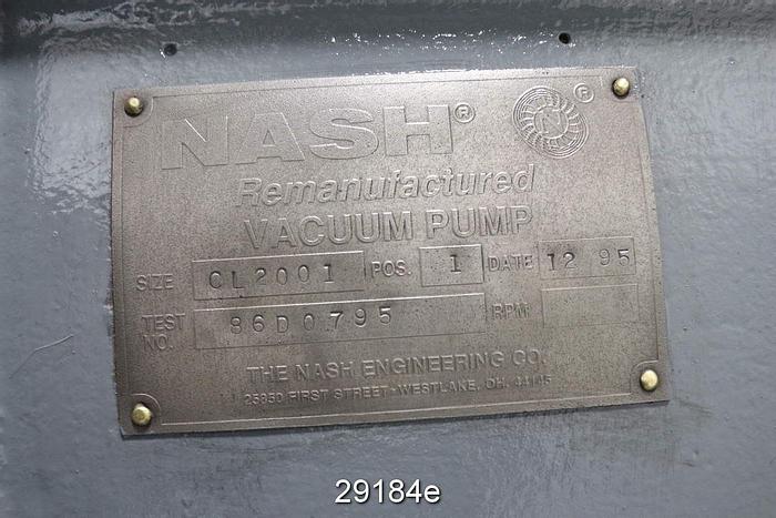 Used Nash CL2001 Vacuum Pump #29184
