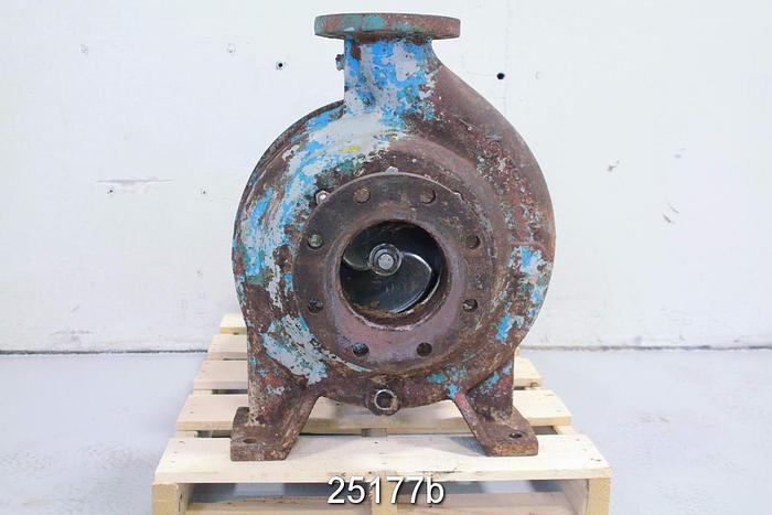 Used Goulds 3175 Goulds 3175, 4X6X14, Stainless Steel Impeller, Ductile Iron Casing, Stainless Steel Stuffing Box, Stainless Steel Suction Side Plate, Packing, #25177