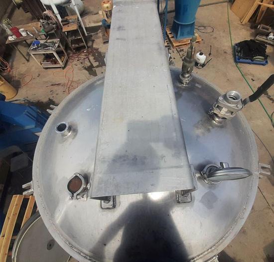 Used Tank, 700 Gallon, S/st, Jkt, 100 PSI, Lee Industries #S744714