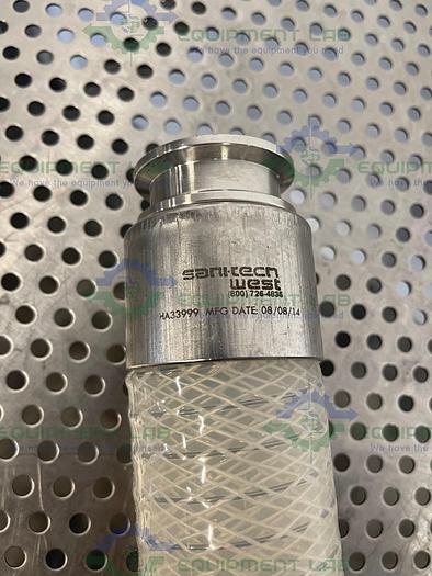 Used Sani Tech  STHT-WR-1500 36" Wire Reinforced Silicone Hose w/1.5" Sanitary Fitting