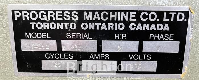 Used Progress PMC152 Used 60" Edgesander #CBM2332