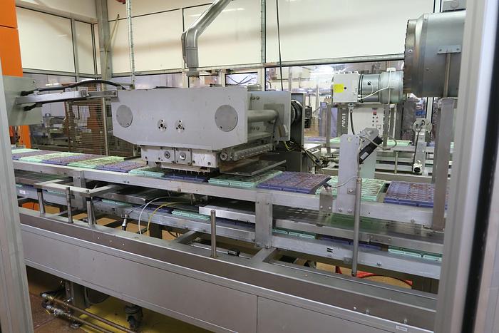 Used Aasted Frozen Cone Chocolate Moulding Line