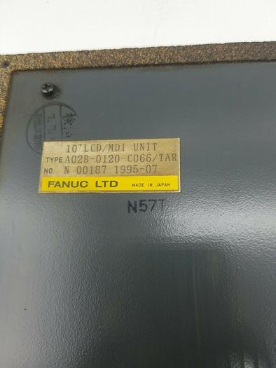 Used FANUC A02B-0120-C066/TAR DISPLAY UNIT UPS RED SAME DAY SHIPPING