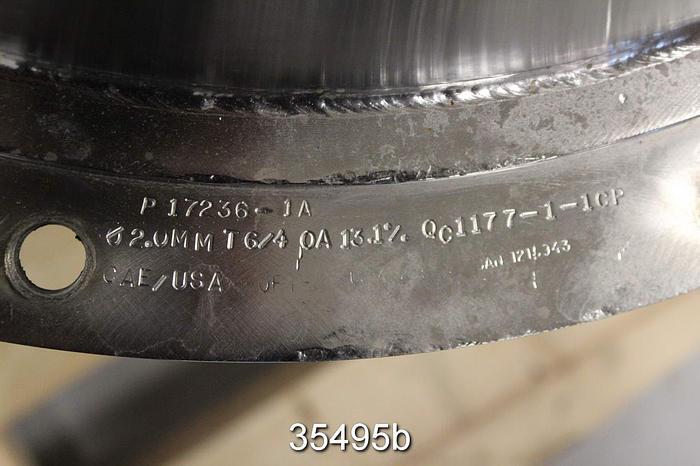 Used Bird 400 Pressure Screen Basket, .079" Holes #35495