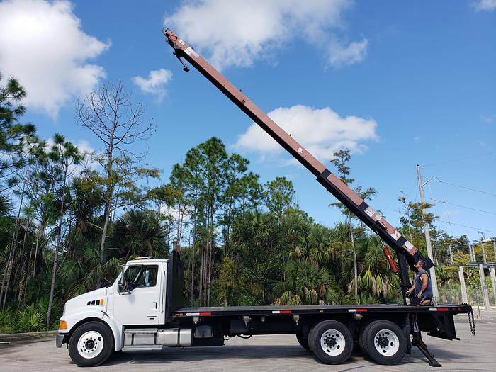Used 2007 Sterling Acterra Flatbed w/ Cleasby Roofing Conveyor