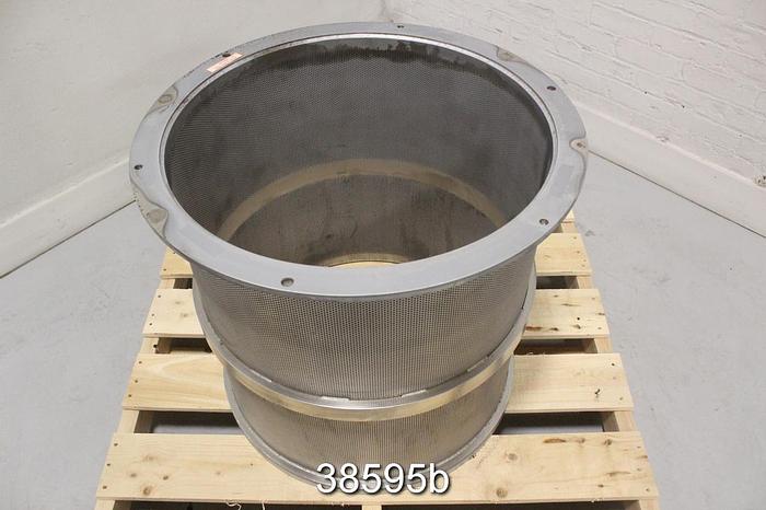 Unused Black Clawson P24 Pressure Screen Basket, 0.079" Holes #38595