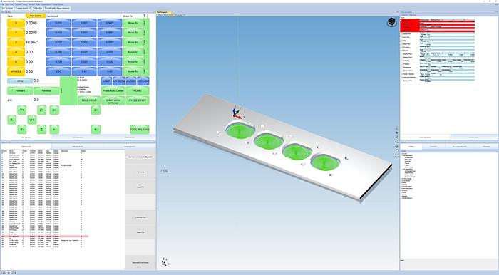 Used 2020 ROTTLER EM69HP 5-Axis CNC Cylinder Head Porting