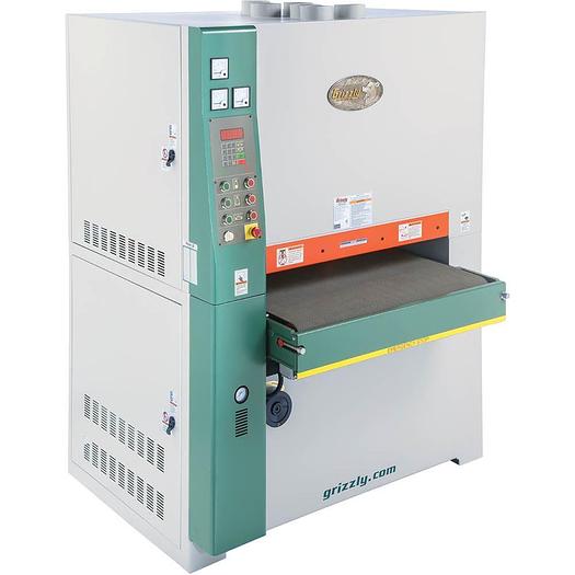 New Grizzly G0866 37" 15 HP WideBelt Sander with Industrial Roller