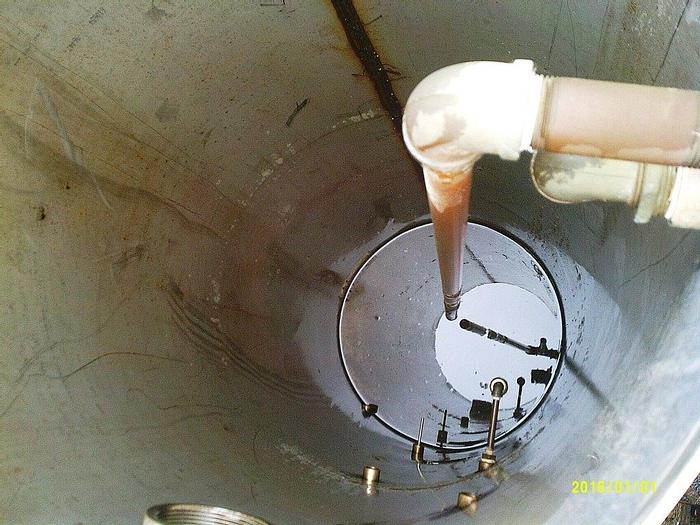 Used Tank, 130 Gallon, S/st, 23" x 72", FT/FB #S741762