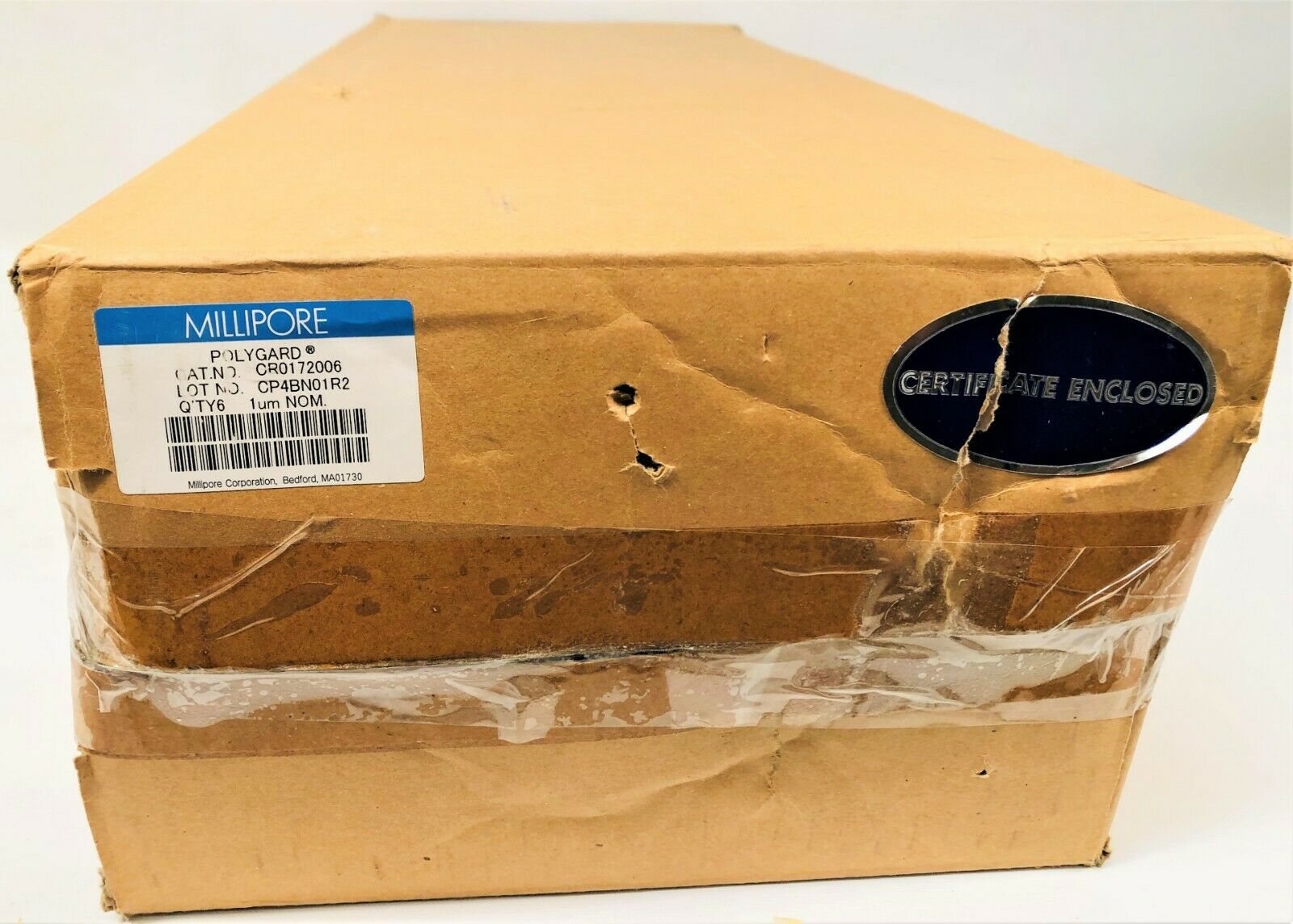 New open box Millipore Polygard CR0172006 Cartridge Filter - 1um (Box of 6)