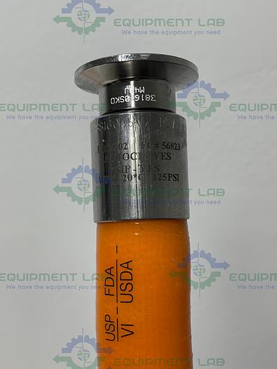 Used Saint Gobain HOSSMP-16 Pure Fit 96" Hose w/ 1" Sanitary Fitting 125PSI at 20°C