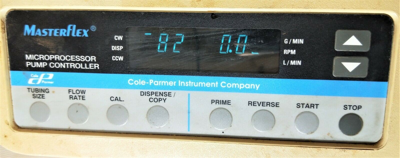 Used Cole-Parmer Masterflex 75210-50 Pump Drive with 7592-60 Speed Control