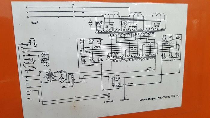 Used Plasma Cutting DC Power Supply 1000 Amp 40 Volt or 500 Amp 80 Volt Air Cooled