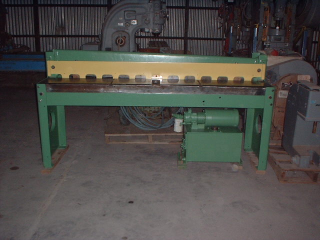 Used 16 ga x 72" Niagara Hydraulic Shear; Series One