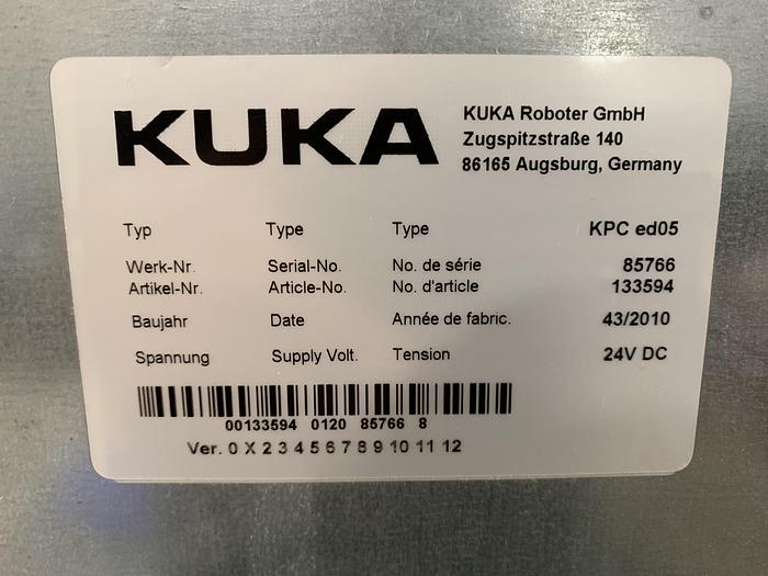 Used KUKA KR 100-2 PA 4 AXIS PALETTIZING ROBOT W/KRC 2 ed05 CONTROLLER