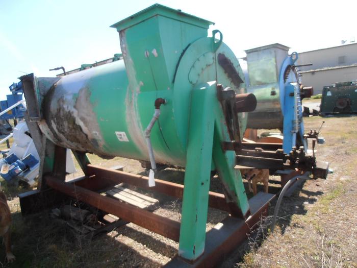 Used Mixer, Paddle, 100 CF, S/st, C/st, Jkt, Continuous, (2) #S737860