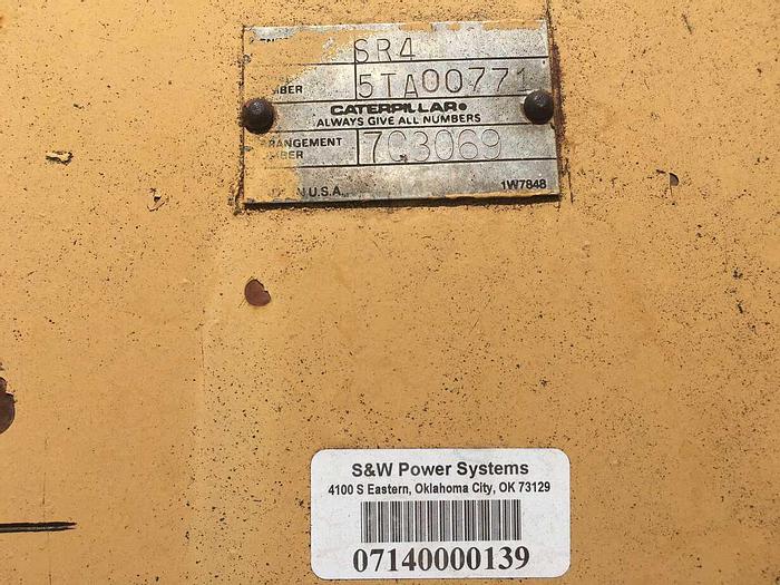 Used Caterpillar 600kW SR4 Single Bearing Brushless Synchronous AC Generator End