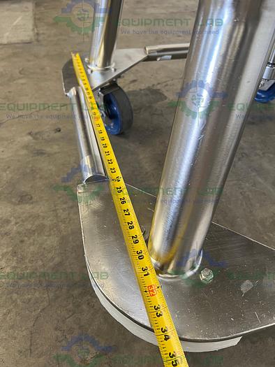 Used Precision Stainless  500 Liter  Jacketed Reactor  Mixing Tank w/ PharMix Agitator