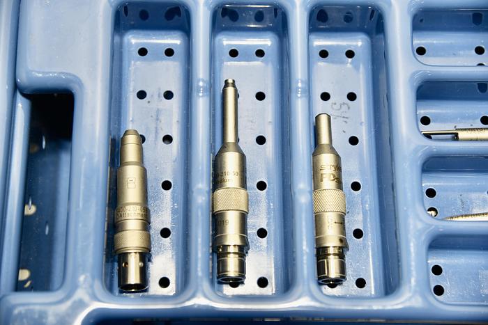Used Stryker Maestro Drill Pneumatic Neuro Set 5400-200-5407 with Attachments