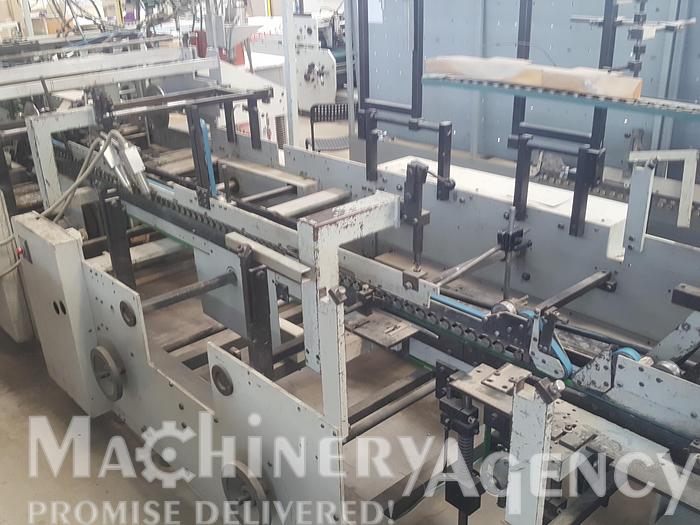 Used 1984 Bobst DOMINO 110-M Folder gluer 4+6 corners