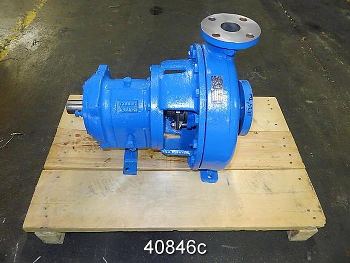Used Goulds 3196 2x3x13 Pump, 5-Vane, 11.25" SS Impeller #40846