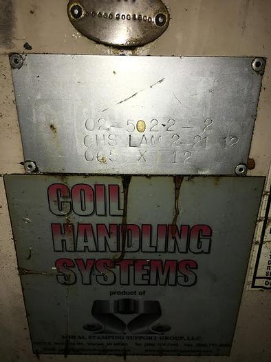 Used 12” X .065” CHS POWERED STRAIGHTENER