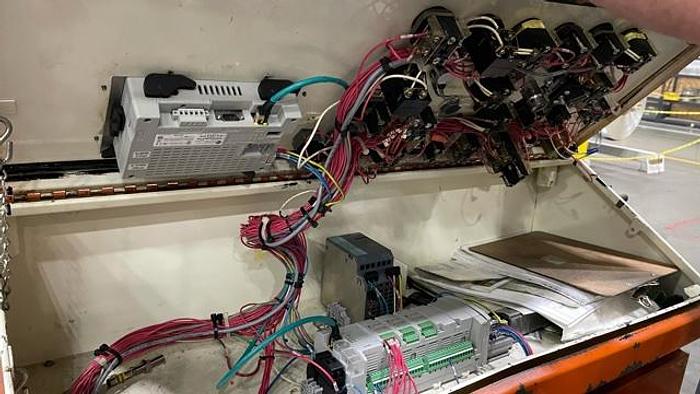 Used Burr Oak Fin Press Line Model FP-3-54