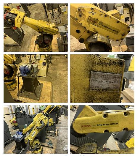 Used 2003 FANUC ARCMATE 120iB 6 AXIS CNC ROBOT WITH RJ3iB