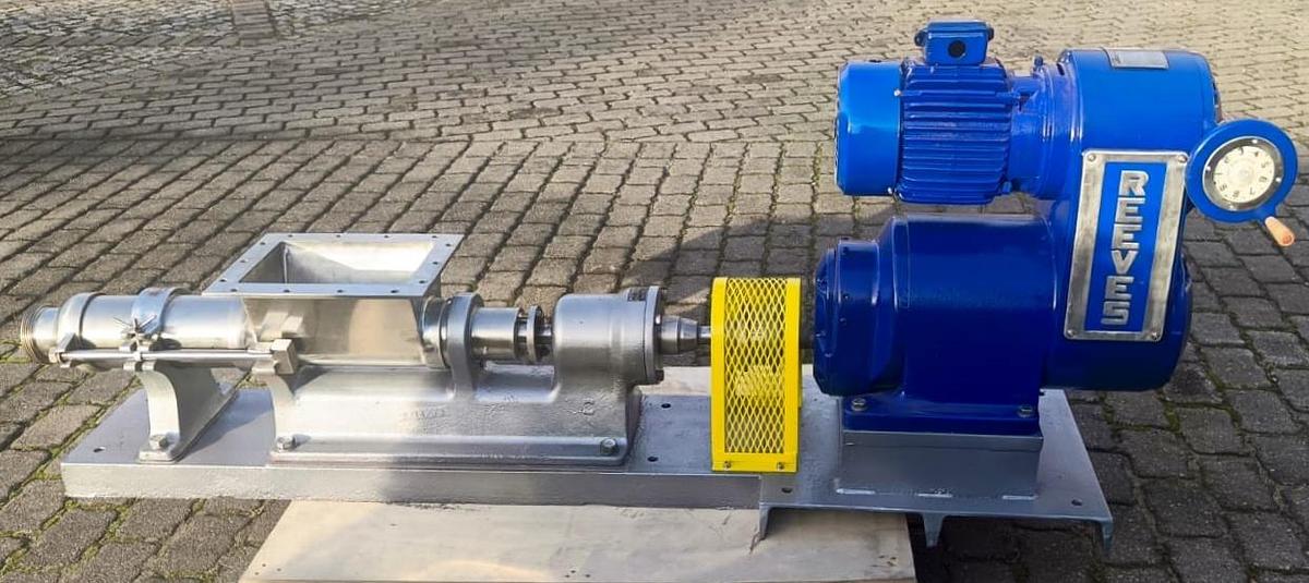 Used Monopompa ze ślimakiem podającym produkt "REEVES"