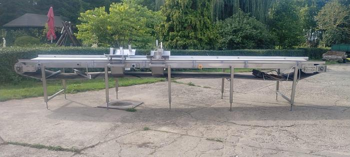 Used Stół inspekcyjny, nierdzewny
