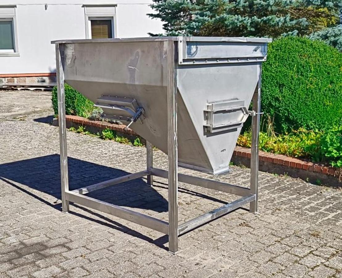 Used Bunkier (zbiornik) nierdzewny - 1500 l