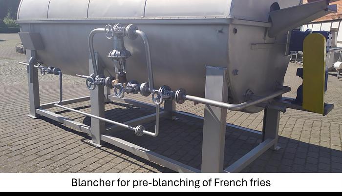 Used Linia do produkcji frytek o wydajności do 5 t/h surowca