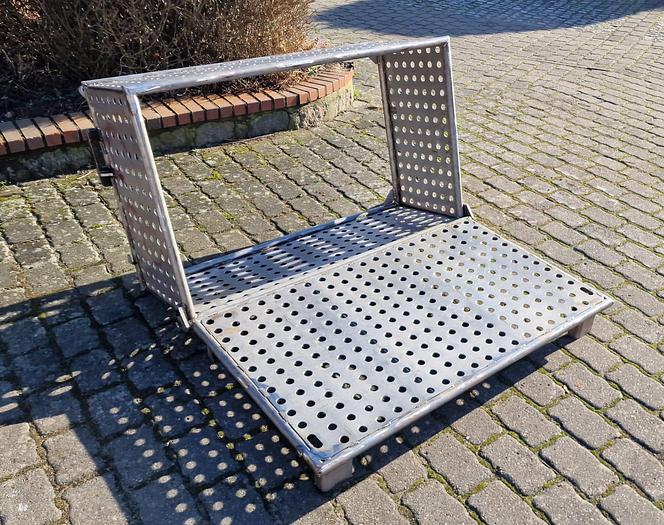 Used Kosz nierdzewny, podwieszany, z otwieranym dnem