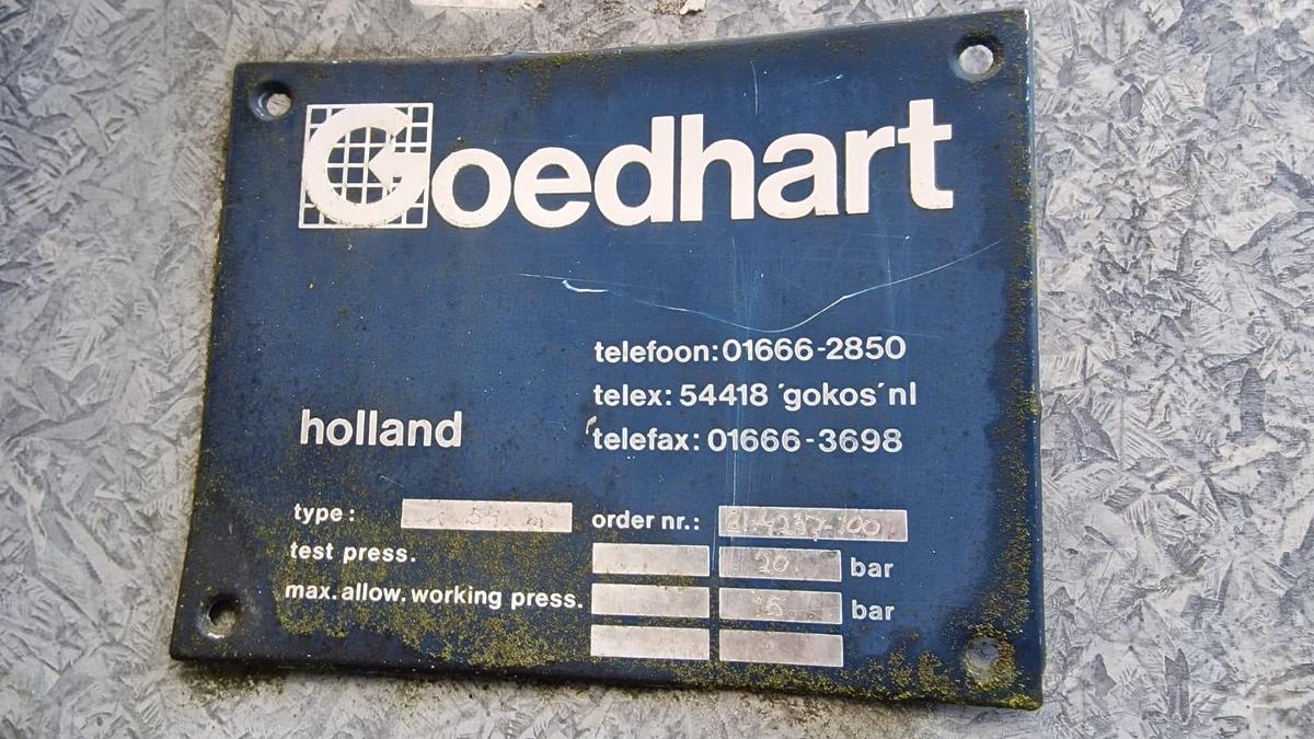 Used Chłodnica stalowa, 3- wentylatorowa "Goedhart"