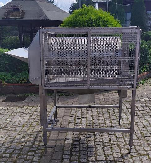 Used Sortownik bębnowy na dwa sorty z zabezpieczającą osłoną siatkową