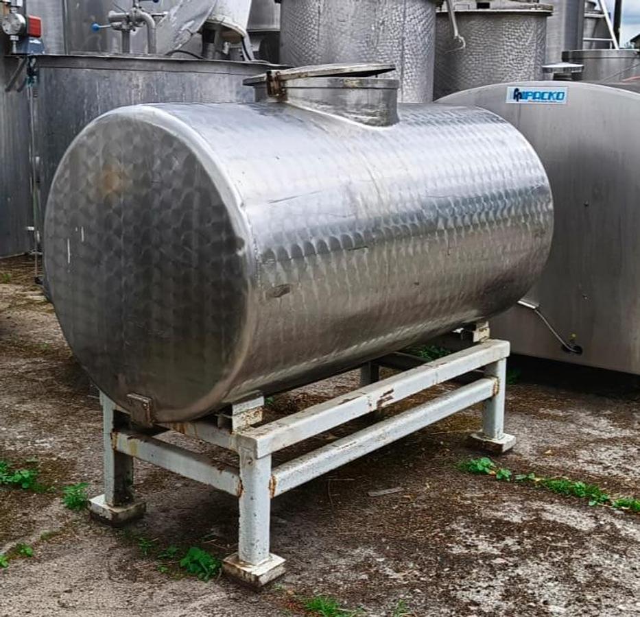 Used Zbiornik poziomy, poj. 1200 l