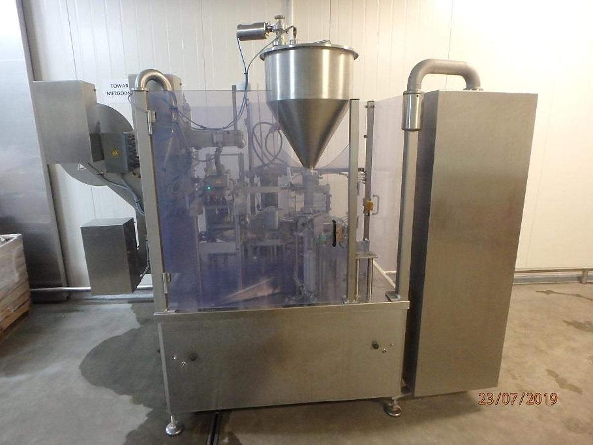 Used Linia maszyn do napełniania, zgrzewania i pakowania żywności – GRUNWALD, DiKon, ILPRA, Packaging Automation