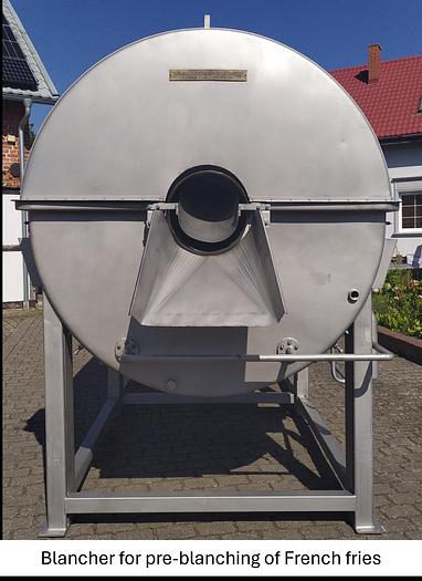 Used Linia do produkcji frytek o wydajności do 5 t/h surowca