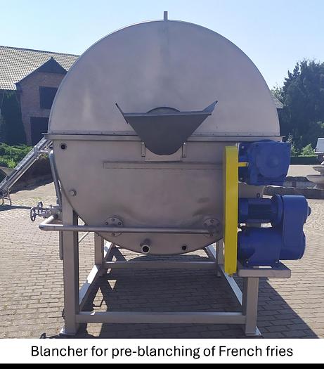 Used Linia do produkcji frytek o wydajności do 5 t/h surowca